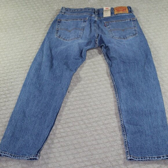 NWT Levi's 505 Classic Original Straight Leg Blue Jeans 32x30 - Picture 2 of 7